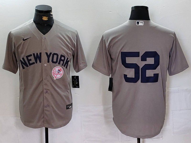 Men New York Yankees #52 No Name Nike Game 2024 MLB Jersey style 7242->new york yankees->MLB Jersey